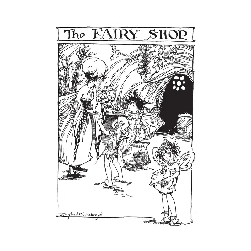 Laughing Elephant - Fairies - Cards to Color Cards