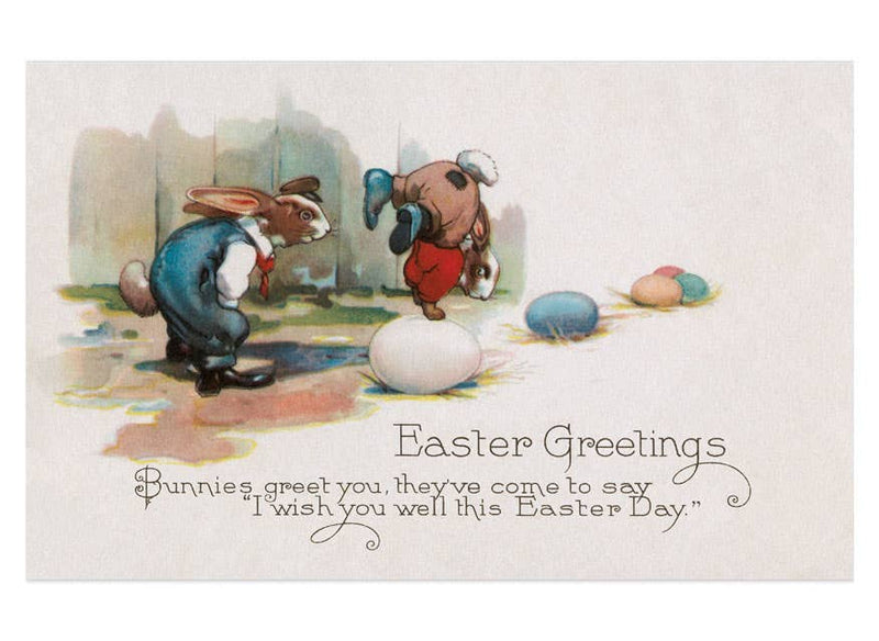 Laughing Elephant - Joyful Easter Postcard Box - 36 Unique Vintage Postcards