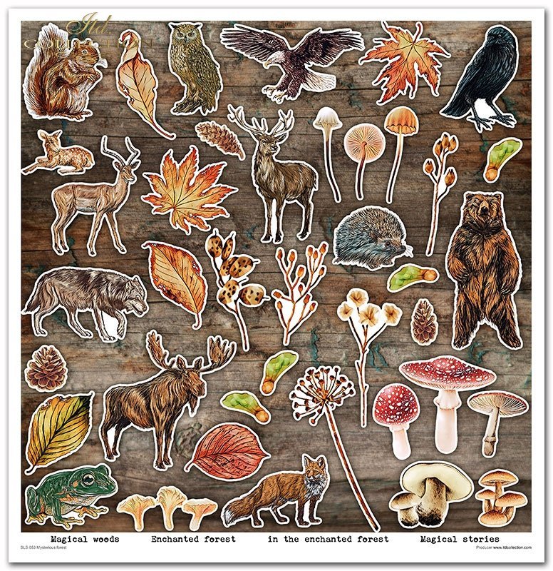 ITD Collection - Mysterious Forest Scrapbooking Papers