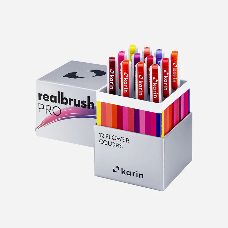 Karin - Realbrush PRO Flower Colors 12pc Set