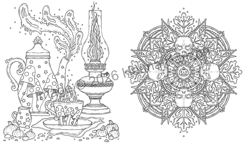 Hanna Karlzon - Halloween Coloring Book