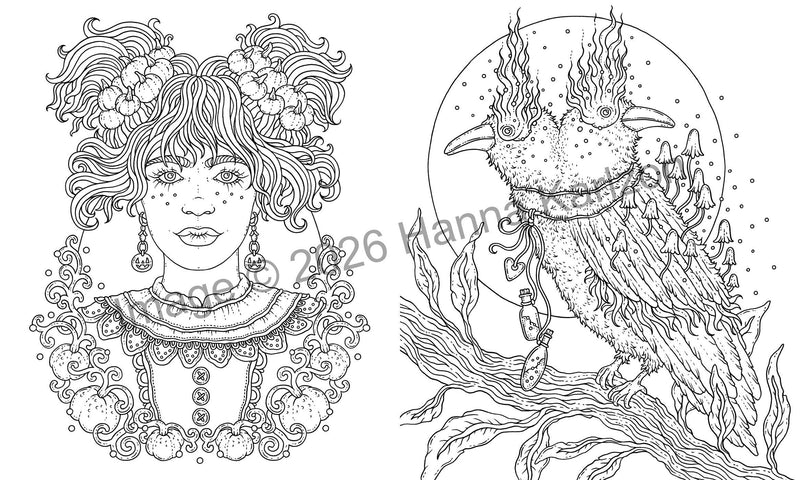 Hanna Karlzon - Halloween Coloring Book