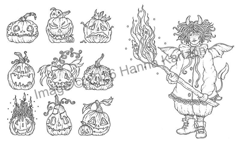 Hanna Karlzon - Halloween Coloring Book