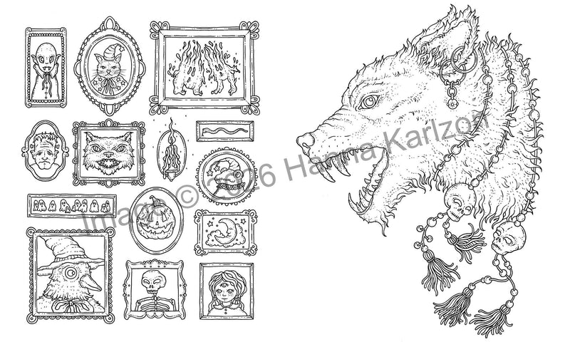 Hanna Karlzon - Halloween Coloring Book