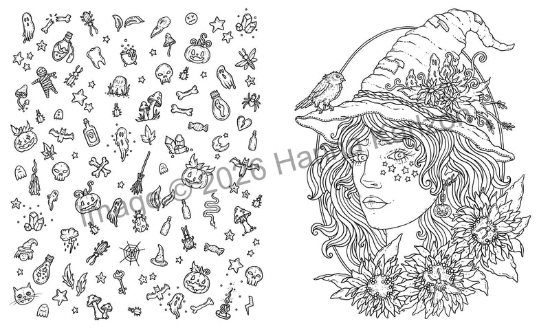 Hanna Karlzon - Halloween Coloring Book