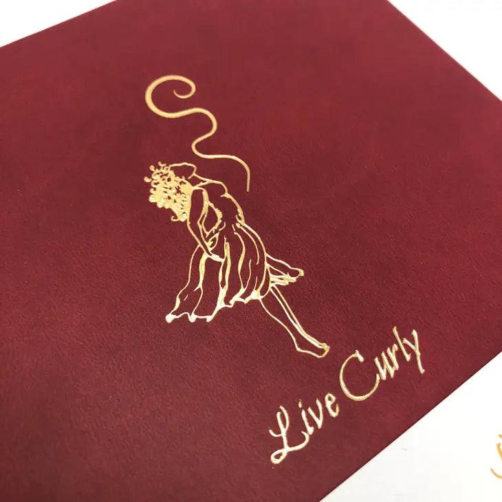Journal, Wisdom Keeper, Gold Foil, Live Curly - Pocket - A5 - Root & Company