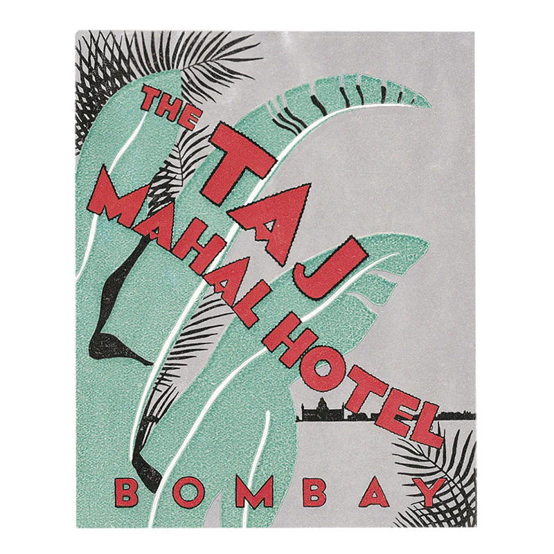 Laughing Elephant - Grand Hotels - Travel Label Sticker Box