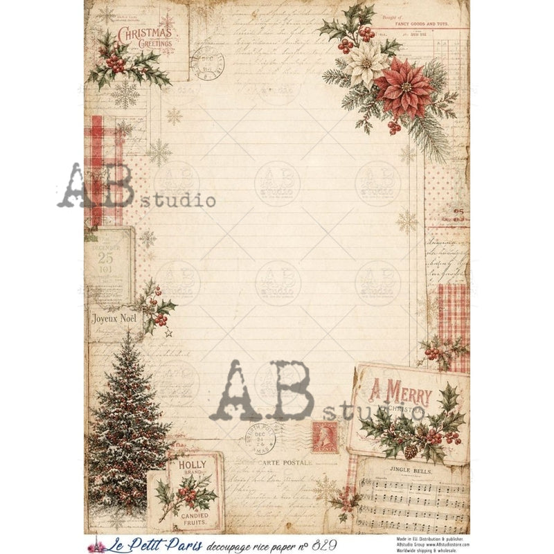 ABstudio - Rice Paper - Le Petit Paris No. 829