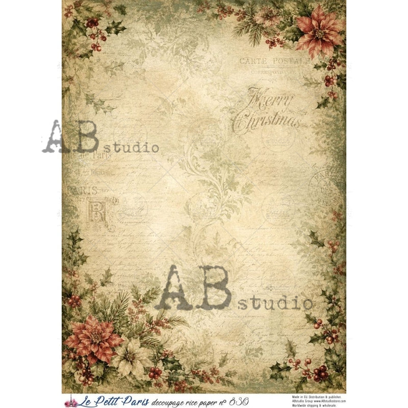 ABstudio - Rice Paper - Le Petit Paris No. 830