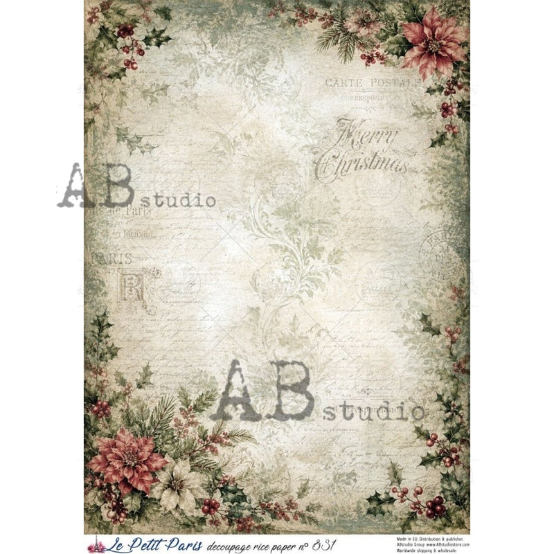 ABstudio - Rice Paper - Le Petit Paris No. 831