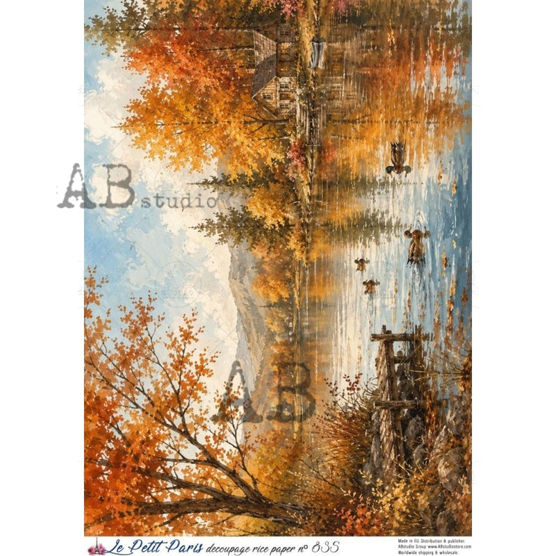 ABstudio - Rice Paper - Le Petit Paris No. 835
