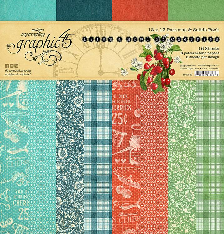 Life’s a Bowl of Cherries 12×12 Patterns & Solids Pack - Root & Company