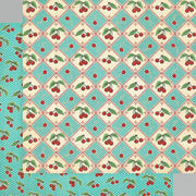 Life's A Bowl Of Cherries Collection - 12 x 12 Double Sided Paper - Cherry On Top - Root & Company