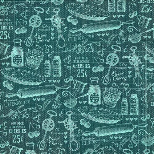 Life's A Bowl Of Cherries Collection - 12 x 12 Double Sided Paper - Homemade Goodness - Root & Company