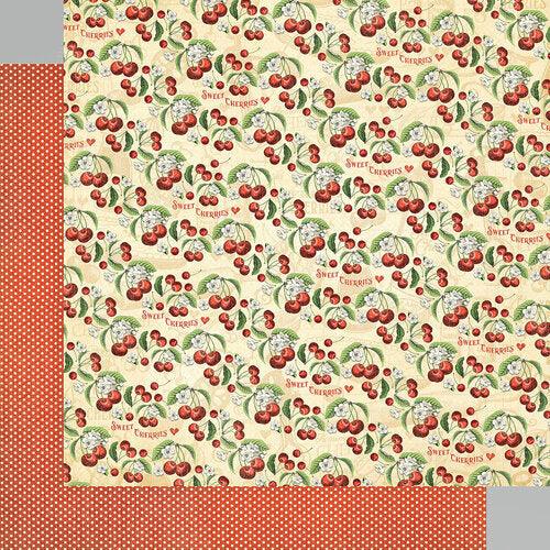 Life's A Bowl Of Cherries Collection - 12 x 12 Double Sided Paper - Pretty Please - Root & Company