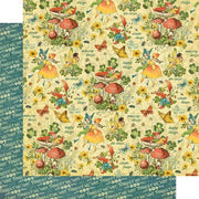 Little Things Collection - 12 x 12 Double Sided Paper - Forget Me Not - Root & Company