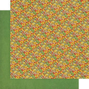 Little Things Collection - 12 x 12 Double Sided Paper - What's Up Buttercup - Root & Company