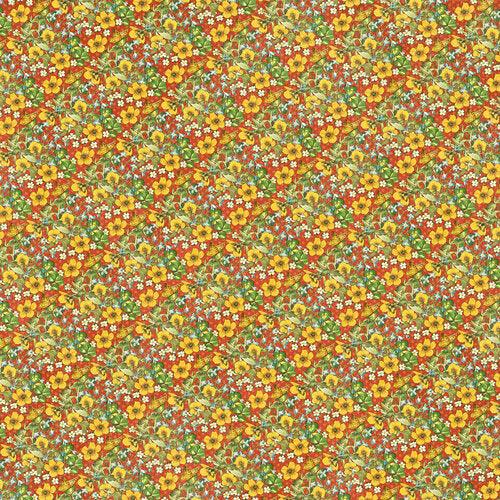 Little Things Collection - 12 x 12 Double Sided Paper - What's Up Buttercup - Root & Company