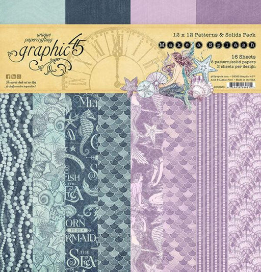 Make a Splash 12×12 Patterns & Solids Pack - Root & Company