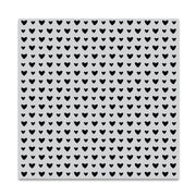 Mini Hearts Bold Prints Rubber Cling Stamp - Root & Company