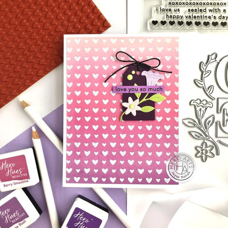 Mini Hearts Bold Prints Rubber Cling Stamp - Root & Company