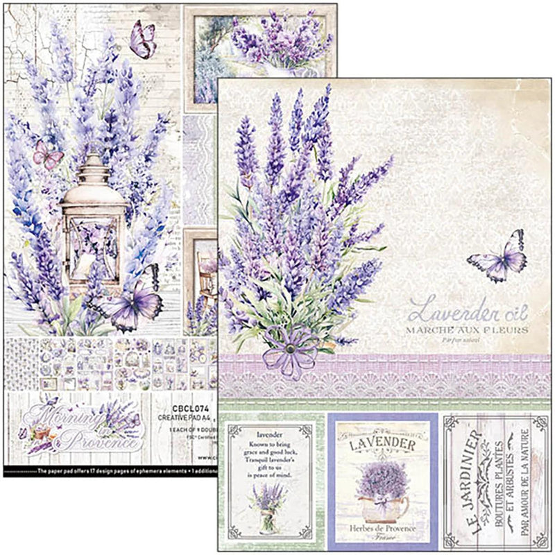 Morning In Provence Creative Pad A4 9/Pkg - Root & Company