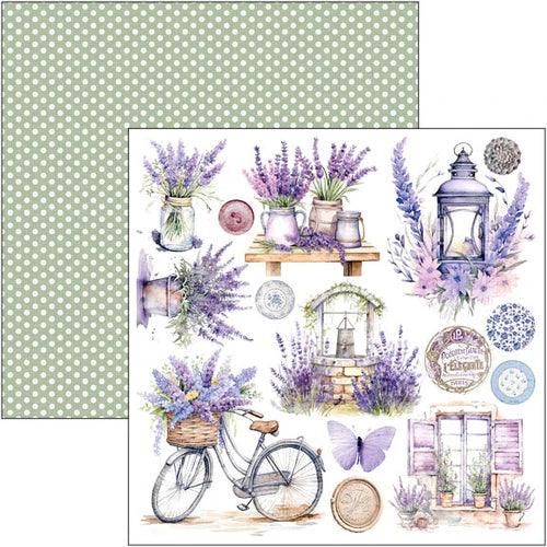 Morning In Provence Fussy Cut Pad 6"x6" 24/Pkg - Root & Company