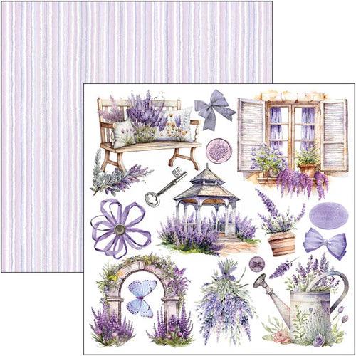 Morning In Provence Fussy Cut Pad 6"x6" 24/Pkg - Root & Company