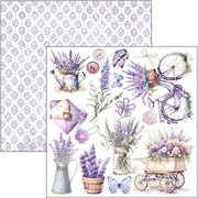 Morning In Provence Fussy Cut Pad 6"x6" 24/Pkg - Root & Company