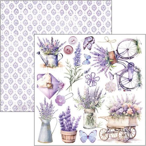 Morning In Provence Fussy Cut Pad 6"x6" 24/Pkg - Root & Company