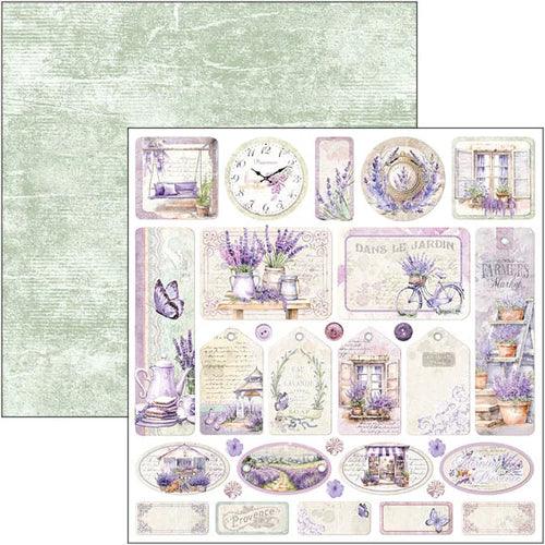 Morning In Provence Patterns Pad 12"x12" 8/Pkg - Root & Company
