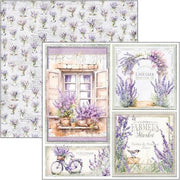 Morning In Provence Patterns Pad 12"x12" 8/Pkg - Root & Company