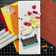 Novel Prose Rubber Cling Stamp - Root & Company