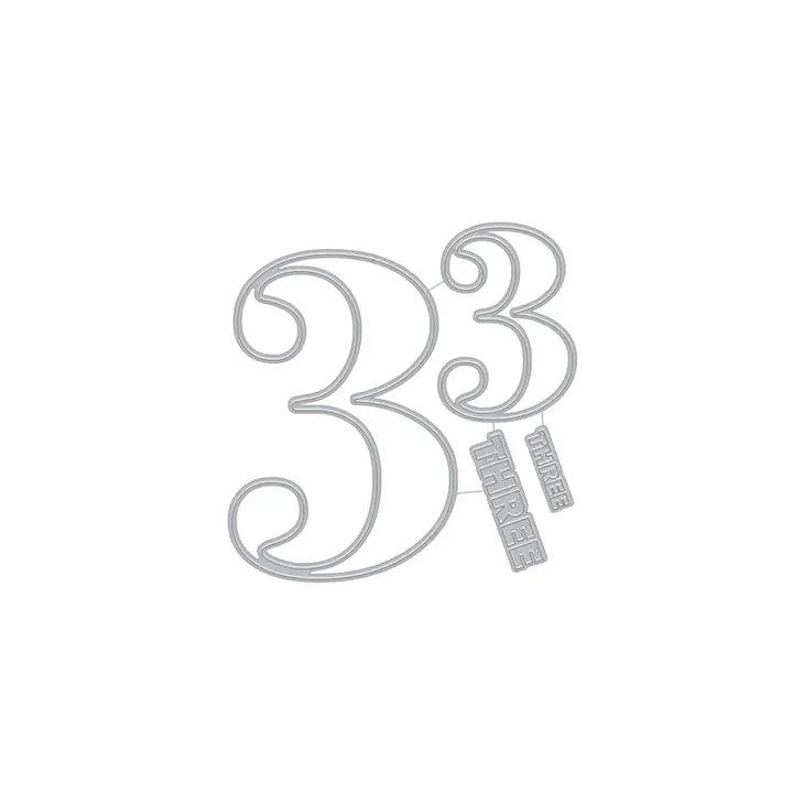 Number Three Fancy Die - Root & Company