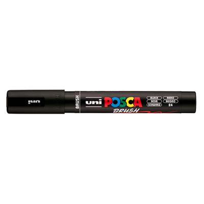 POSCA - Paint Marker Brush Tip (1-4 mm) - Black