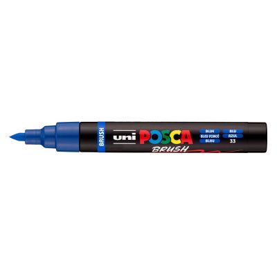 POSCA - Paint Marker Brush Tip (1-4 mm) - Blue