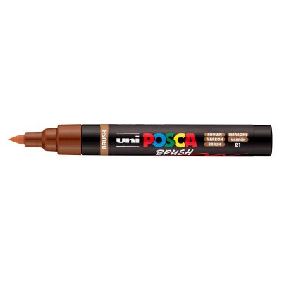 POSCA - Paint Marker Brush Tip (1-4 mm) - Brown