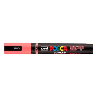 POSCA - Paint Marker Brush Tip (1-4 mm) - Coral Pink