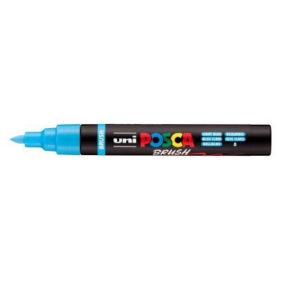 POSCA - Paint Marker Brush Tip (1-4 mm) - Light Blue
