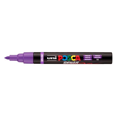 POSCA - Paint Marker Brush Tip (1-4 mm) - Violet