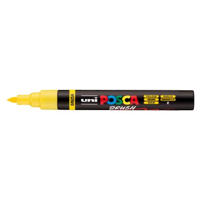 POSCA - Paint Marker Brush Tip (1-4 mm) - Yellow