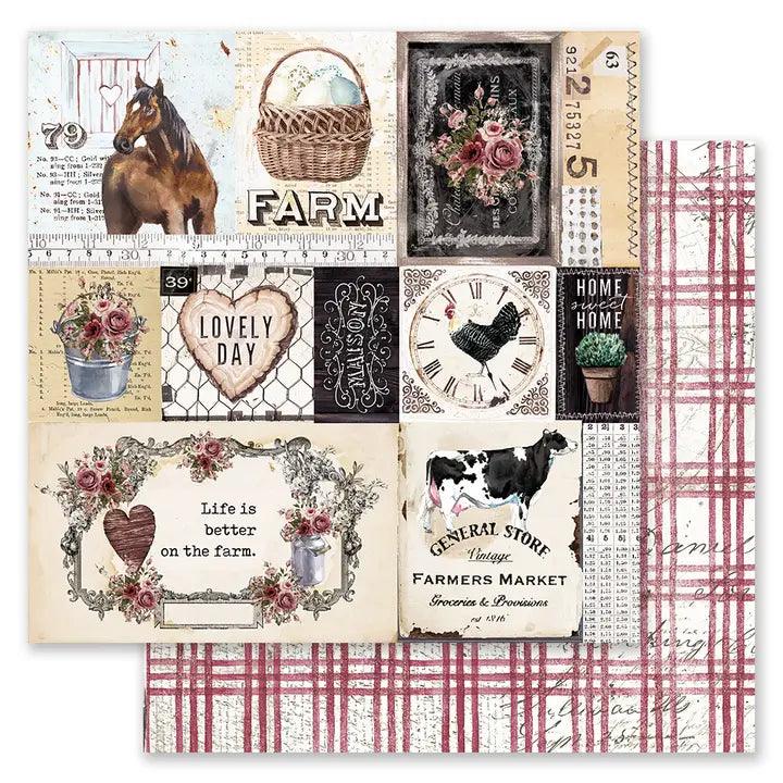 Prima Farm Sweet Farm Out On the Farm 12"x12" - Root & Company