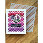 Ranger Ink - Simon Hurley - 6 x 6 Stencils - Tiny Hearts - Root & Company