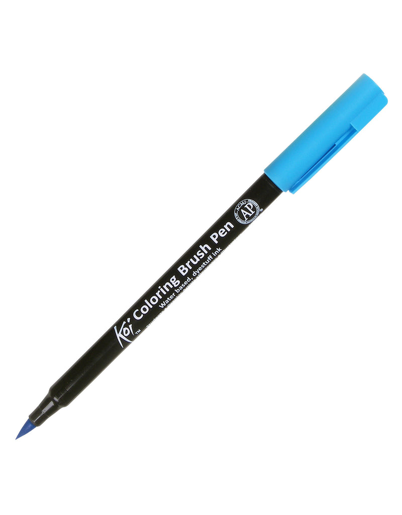 Sakura - Koi Coloring Brush - Aqua Blue - XBR-137