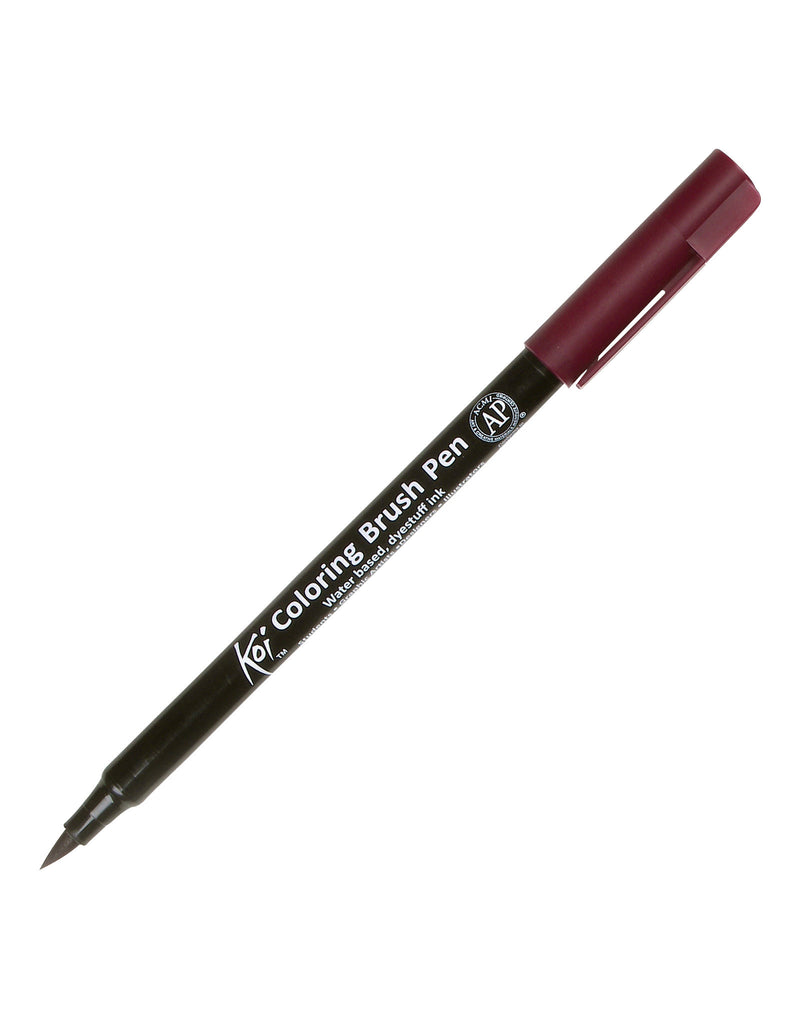 Sakura - Koi Coloring Brush - Burgundy - XBR-22