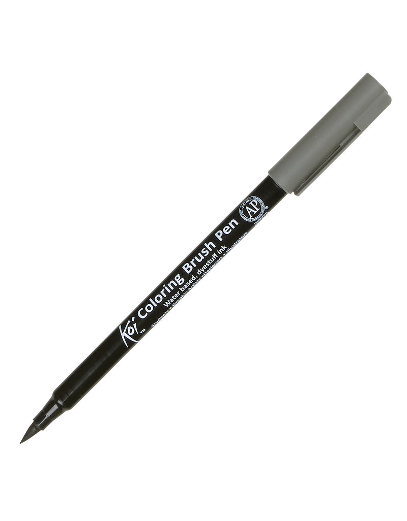 Sakura - Koi Coloring Brush - Dark Warm Gray - XBR-144