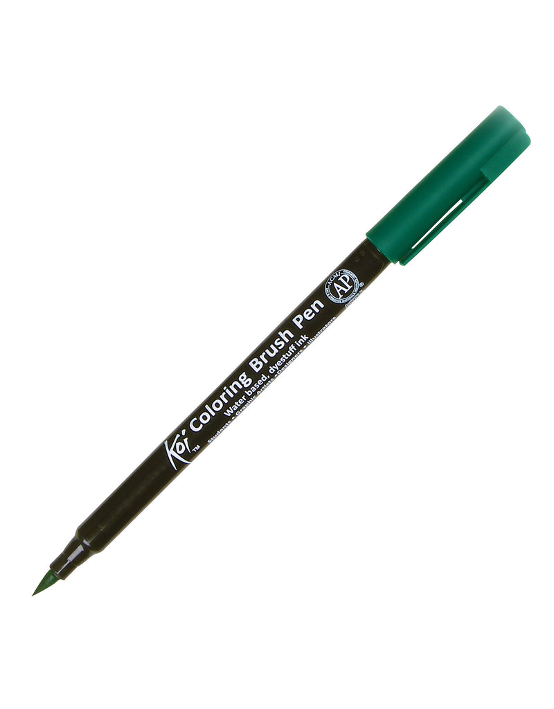 Sakura - Koi Coloring Brush - Green - XBR-29
