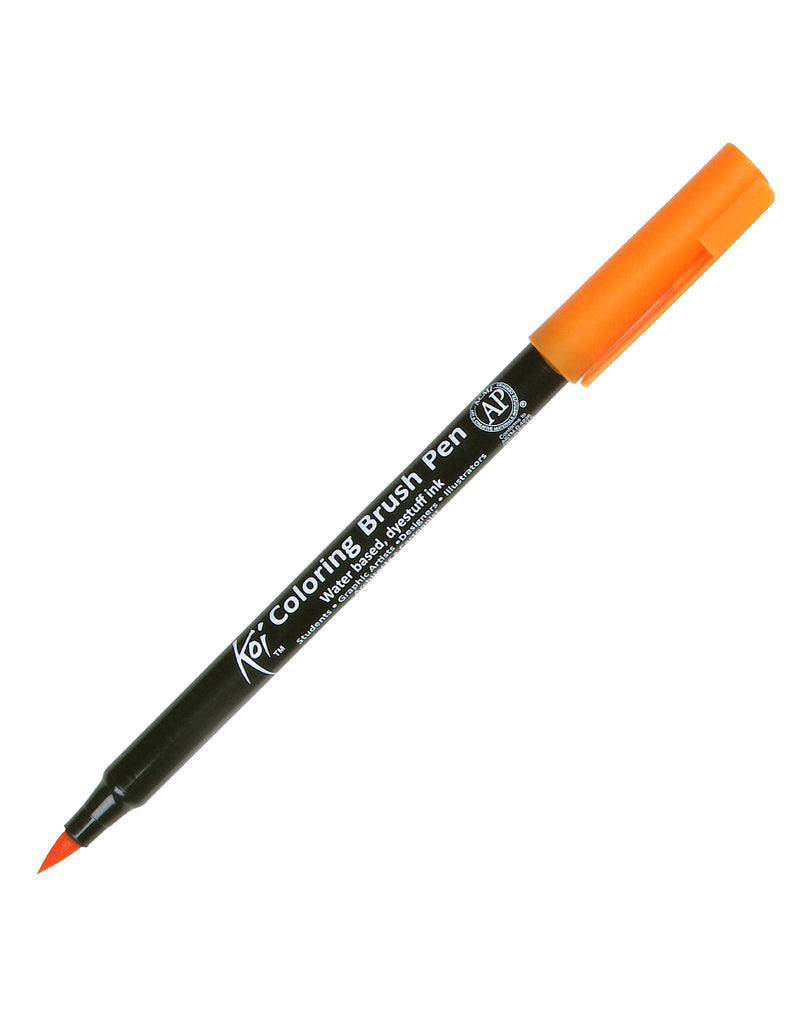 Sakura - Koi Coloring Brush - Orange - XBR-5