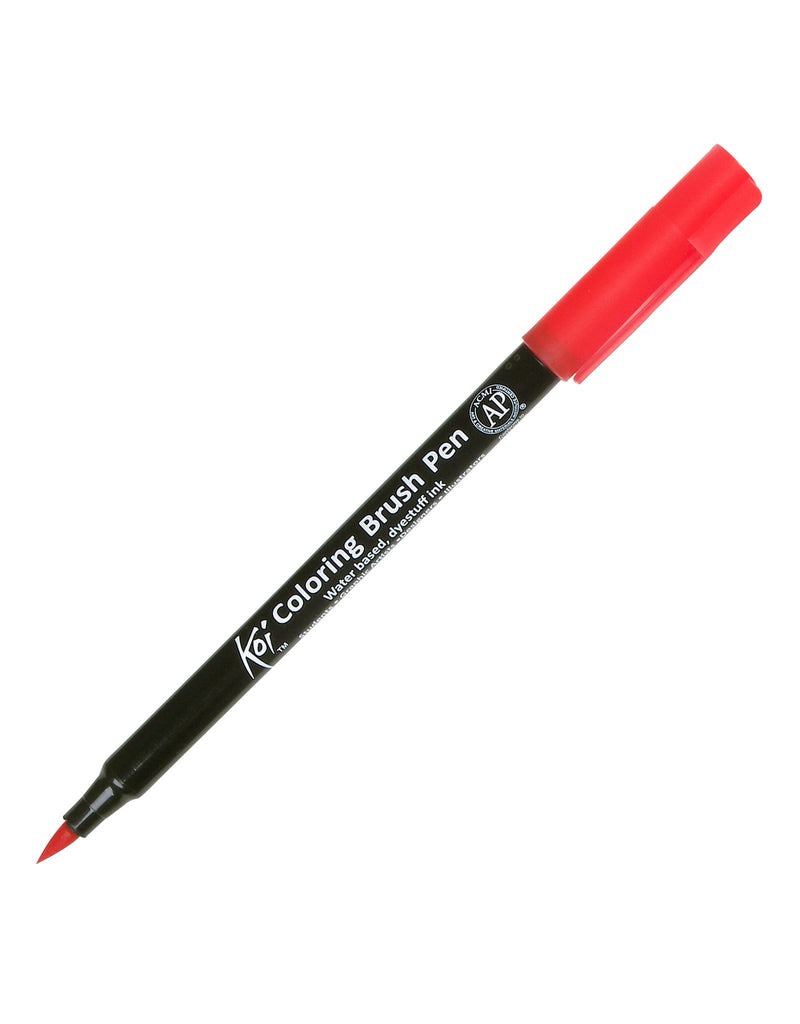 Sakura - Koi Coloring Brush - Vermilion - XBR-18