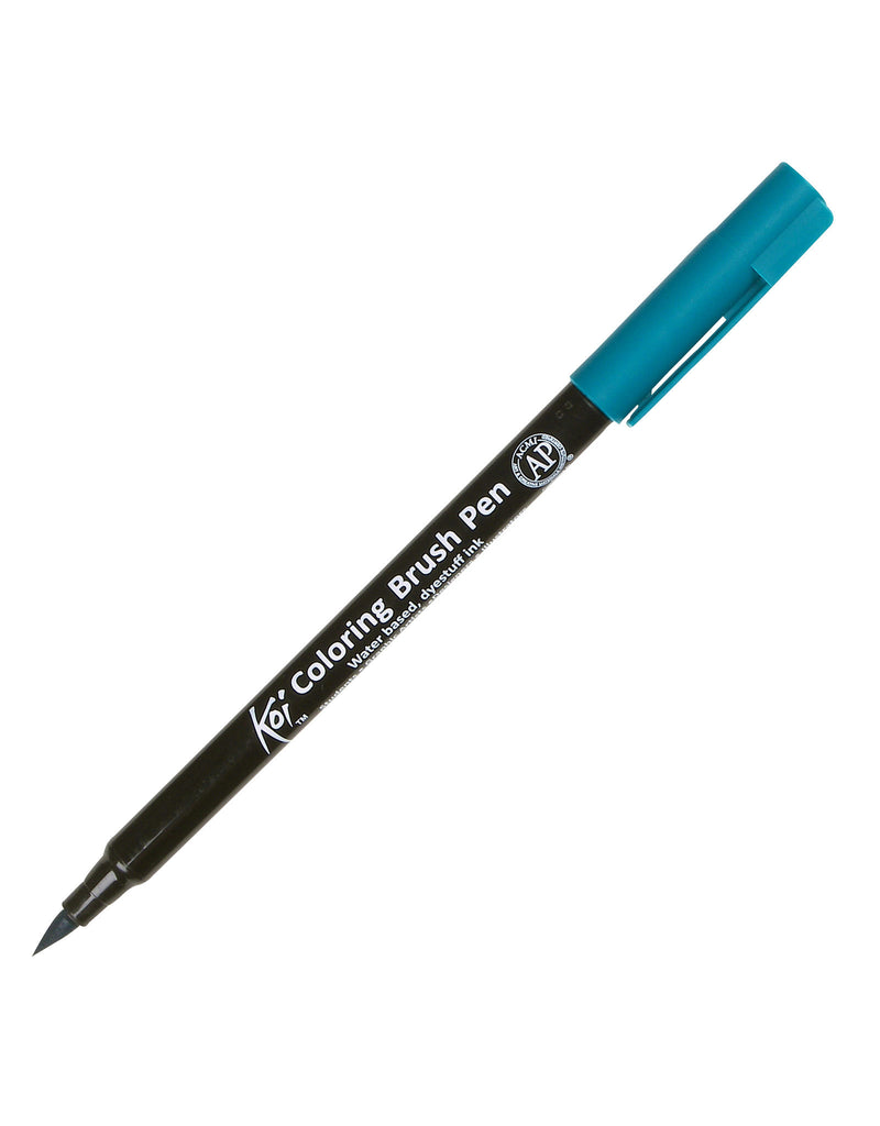 Sakura - Koi Coloring Brush - Viridian - XBR-31